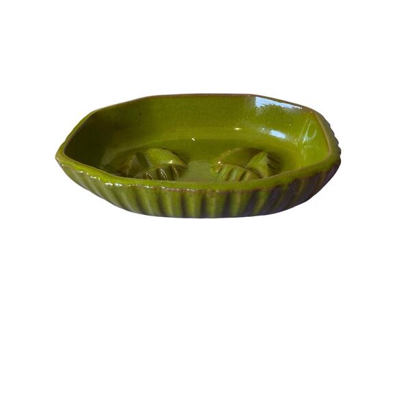 Mid Century Modern Charmouth 60's Ash Tray Trinket Dish 6"L x 4"W - Picture 4 of 12